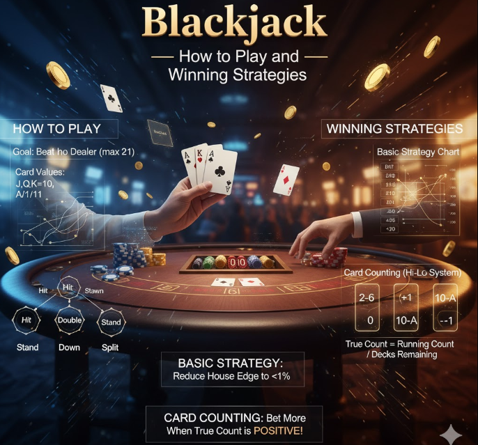 Blackjack How to Play and Winning Strategies